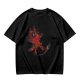 Olive Green T-Shirt With Cute Deadpool Dog Graphic Print
