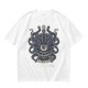 Olive Green Beholder Lawful Evil Graphic T-Shirt