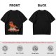 Olive T-shirt with Relaxed Cartoon Chili Pepper Wearing Sunglasses and Peppers Text