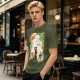 Anime Themed Graphic T-Shirt With Whimsical Character Artwork