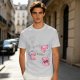 Olive T-Shirt With Cute Axolotl Relaxalotl Graphic Print
