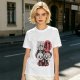 Olive Graphic T-Shirt with Dim Sum 41 Cartoon Characters