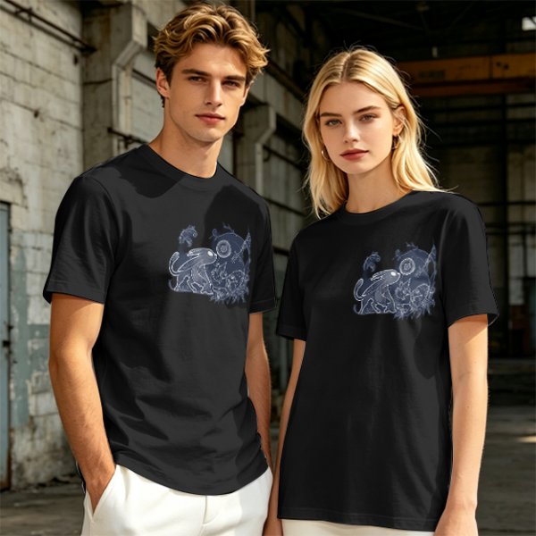 Ori and the Blind Forest Graphic Print Olive Green T-Shirt