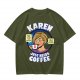 Karen Just Needs Coffee Funny Graphic T-Shirt