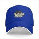 Black Baseball Cap With Cat In Coffee Cup 'Everything Is Pawsible With Coffee' Print
