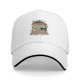 Black baseball cap with owl sushi chef graphic