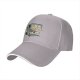 Black baseball cap with retro computer 'just another kind of day' print