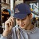 Black Baseball Cap With Grumpy Bear Holding Coffee Mug And Nope Text