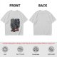 Olive T-Shirt With Dark Fantasy Villain And Hero Group Print