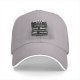 Black baseball cap with Mental Fest themed band-style print