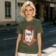 Olive T-Shirt With Cute Smores Character Graphic Print