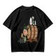 Olive T-Shirt with Charlie Brown and Snoopy at Oktoberfest Beer Barrel