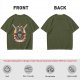 Olive T-Shirt With Praise The Sun Knight Helmet Crossed Swords Artwork