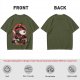 Olive T-Shirt Featuring Snoopy as a Fantasy Warrior with Woodstock