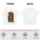 Olive T-Shirt With Cute Gingerbread Animal Christmas Print