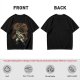 Olive T-shirt with He-Man and Battle Cat Graphic