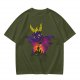 Olive T-Shirt Featuring Spyro The Dragon With Castle Galaxy Artwork