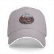 Black baseball cap with 'A Place for the Spirits' nature landscape graphic