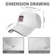 Black Baseball Cap With Princess Mononoke Mask Art Print