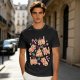 Olive Green Christmas Cat Gingerbread Graphic T-Shirt