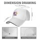 Black baseball cap with cute fantasy bird family illustration