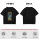 Olive T-Shirt with Psychedelic Time and Space Meltdown Tardis Art