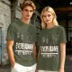 Olive T-Shirt With Every Bunny Was Kung Fu Fighting Print