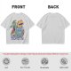 Olive Dungeons & Dinosaurs Graphic T-Shirt with Fantasy Dinosaur Art