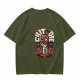 Olive Dungeons and Dragons Crit or Die Skeleton Hand D20 T-Shirt