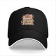 Black Baseball Cap With Cute Octopus Ramen Shop Graphic