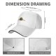 Black Baseball Cap With Golden Emblem Print