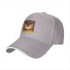 Black baseball cap with magical cat bus themed graphic