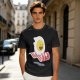 Olive T-Shirt With Happy Fried Egg And Bacon Graphic Print