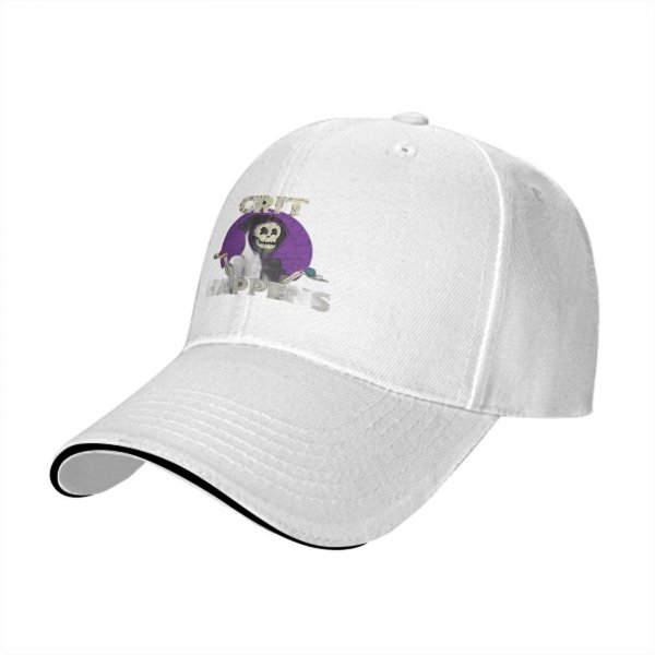 Crit Happens Grim Reaper Graphic Baseball Cap