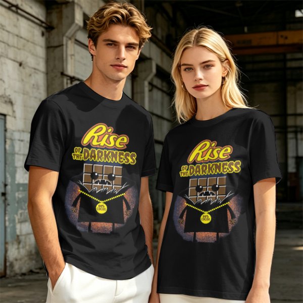 Rise of the Darkness Vampire Chocolate Bar Graphic T-Shirt