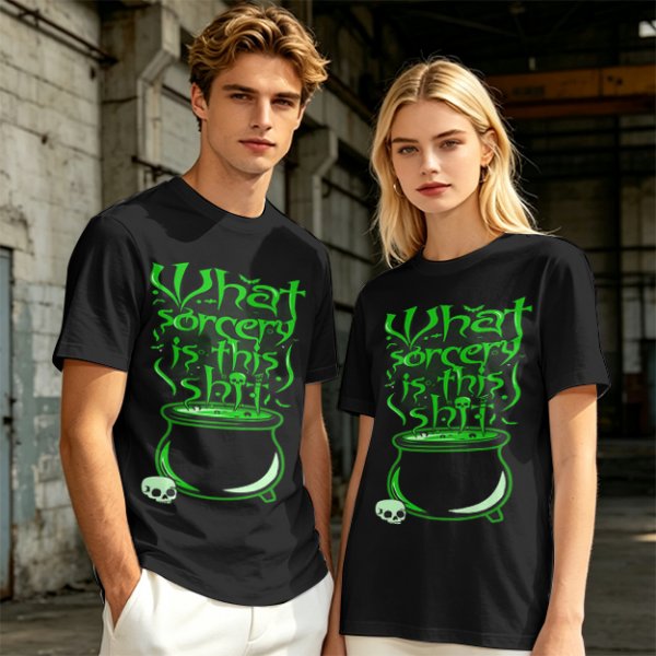 What Sorcery Is This Cauldron Graphic T-Shirt