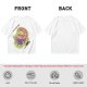 Olive Green T-Shirt With Surreal Monster Graphic Print