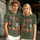 Christmas Capybara Characters Graphic T-Shirt