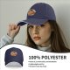 Black baseball cap with cute ghost pumpkin pie fall design