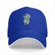 Black Baseball Cap With Kodama Forest Spirit Graphic Print