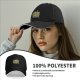 Black Baseball Cap With Chocobo Gaming Graphic Print