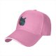 Black baseball cap featuring a cute dragon reading a red book