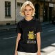 Olive Graphic T-Shirt With Sarcasm Cat Print
