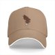 Black Baseball Cap With Coffee Steam Wolf Graphic Design