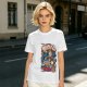 Olive t-shirt with Doctor Who themed Whov-Os cereal print