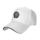 Black baseball cap with mystical occult graphic print