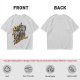 Olive Street Fighter Graphic T-Shirt with Fighting Character Art