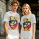 Olive graphic t-shirt with 'Better a Frog Than a Fascist' pilot frog design