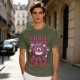 Olive T-Shirt With Beholder Monster 'I Only Have Eyes For You' Print