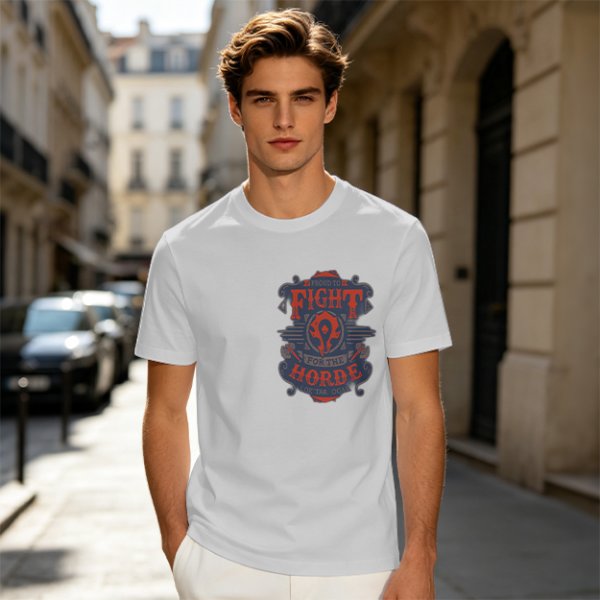 Olive Green Horde Themed Graphic T-Shirt For Fans